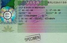 Шенгенская виза: однократная виза